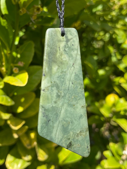 Tasmanian Jade macrame necklace