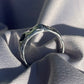 Raw Tasmanian Sapphire organic sterling silver ring