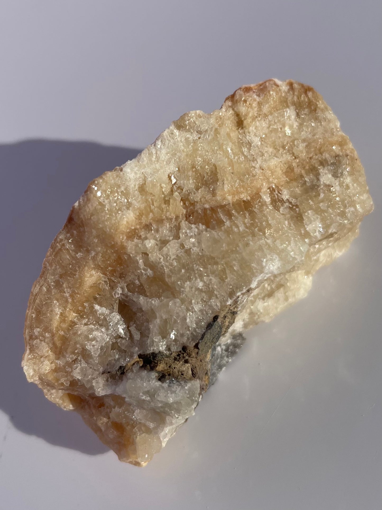 Tasmanian banded Honey Calcite