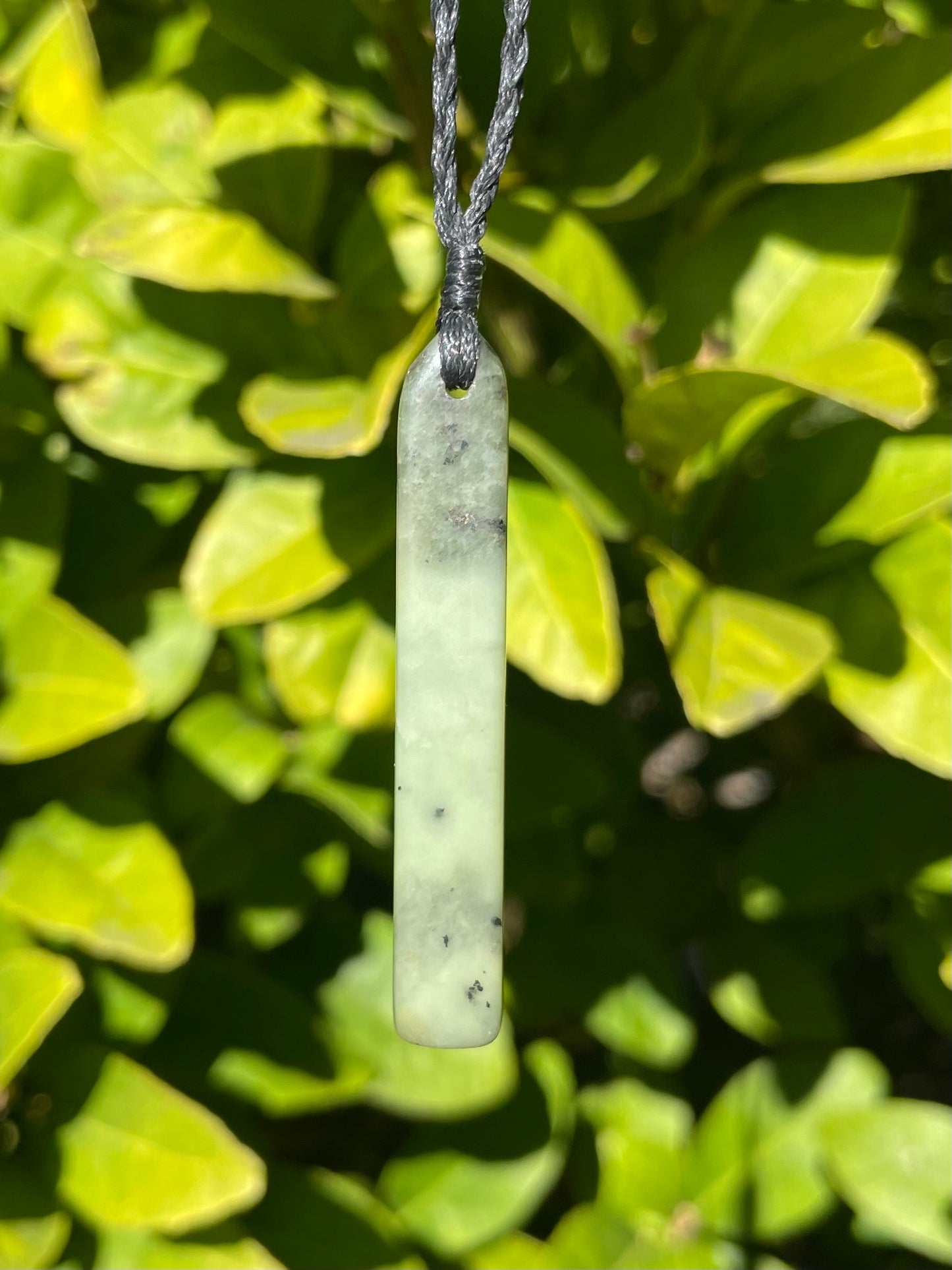 Tasmanian Jade macrame necklace