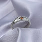 Tasmanian Zircon sterling silver ring