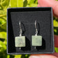 Tasmanian Jade handmade bead sterling silver earrings