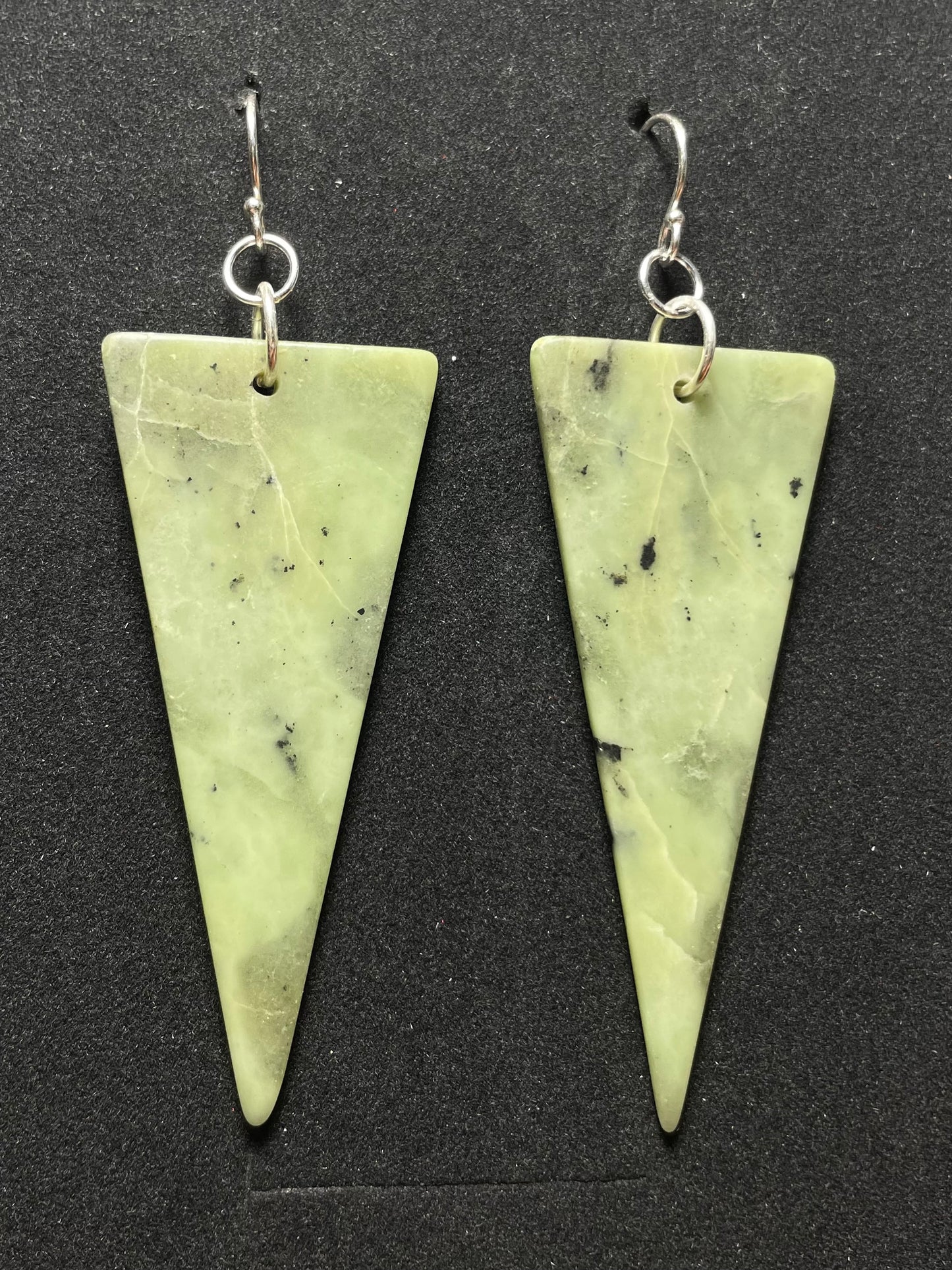 Tasmanian Jade sterling silver earrings