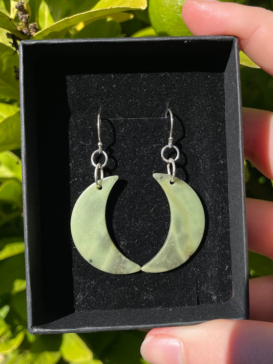 Tasmanian Jade sterling silver earrings