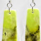 Tasmanian Jade sterling silver earrings