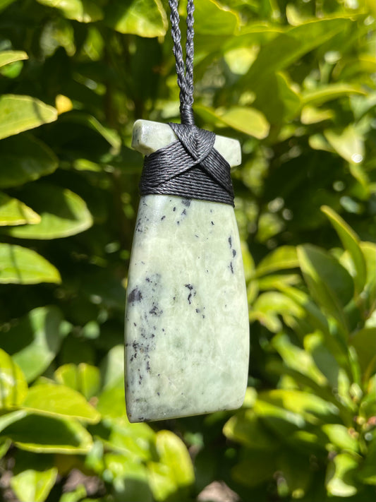 Tasmanian Jade & Black Magnetite statement necklace