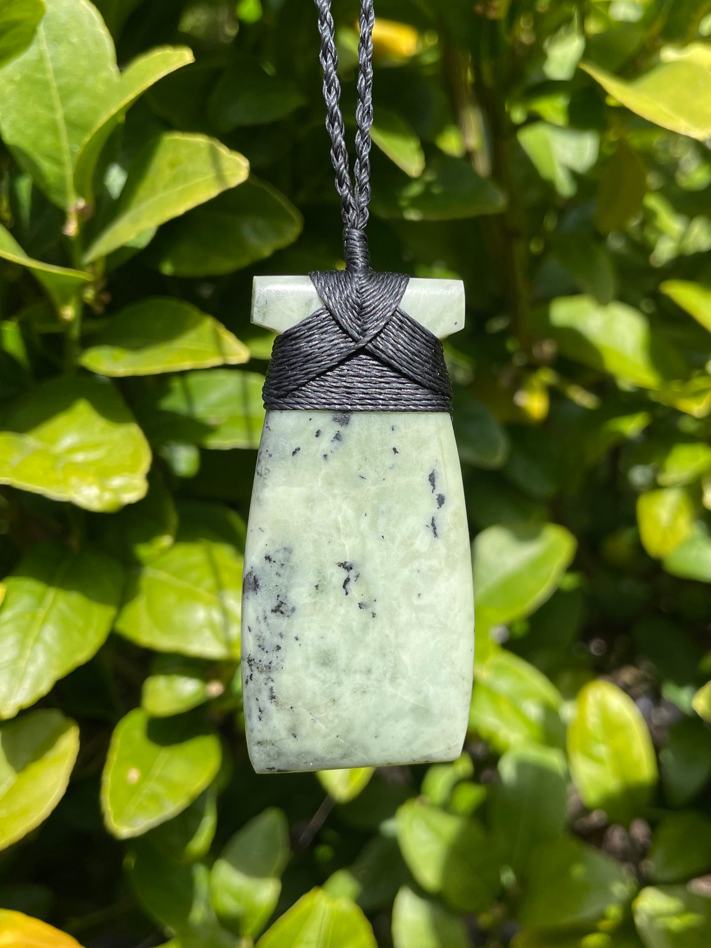 Tasmanian Jade & Black Magnetite statement necklace