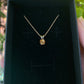 Tasmanian Zircon 9ct gold necklace