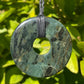 Tasmanian Serpentine Pyroxene macrame necklace