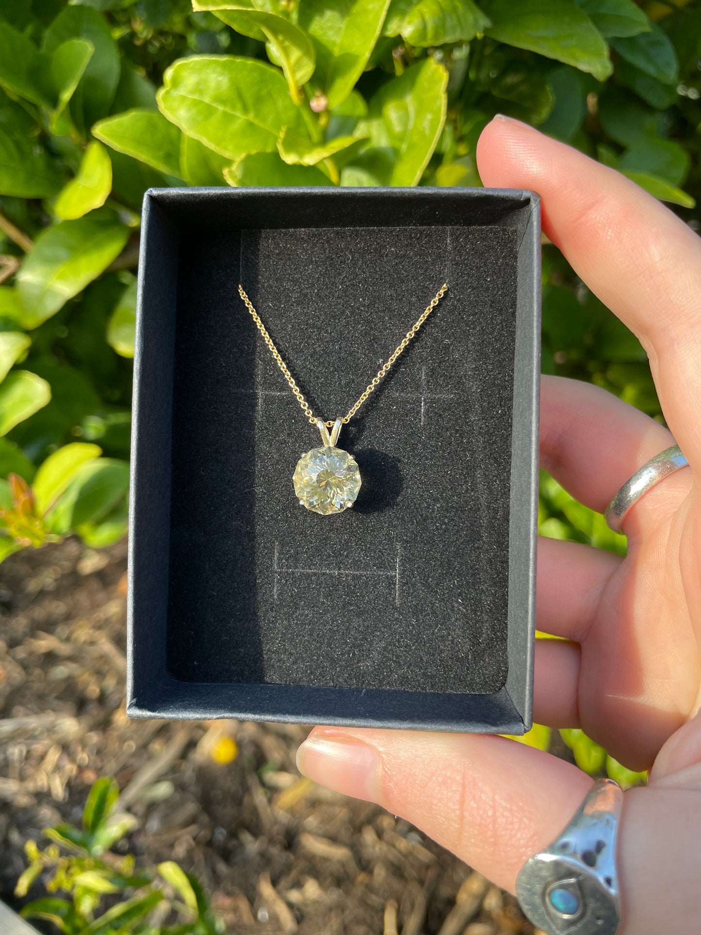 Tasmanian Citrine 9ct Gold pendant necklace