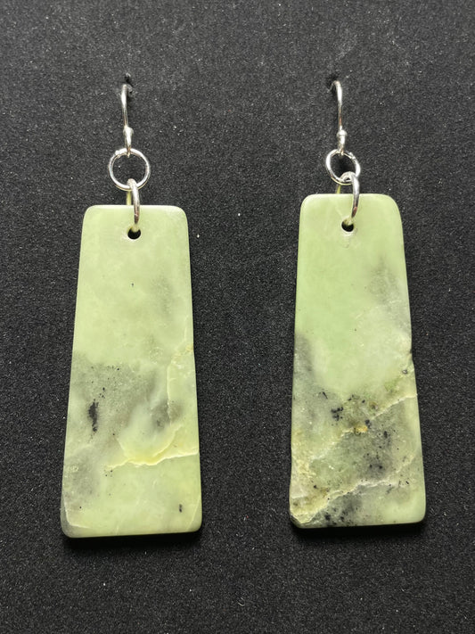 Tasmanian Jade sterling silver earrings