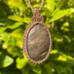 Tasmanian Petrified Wood macrame necklace