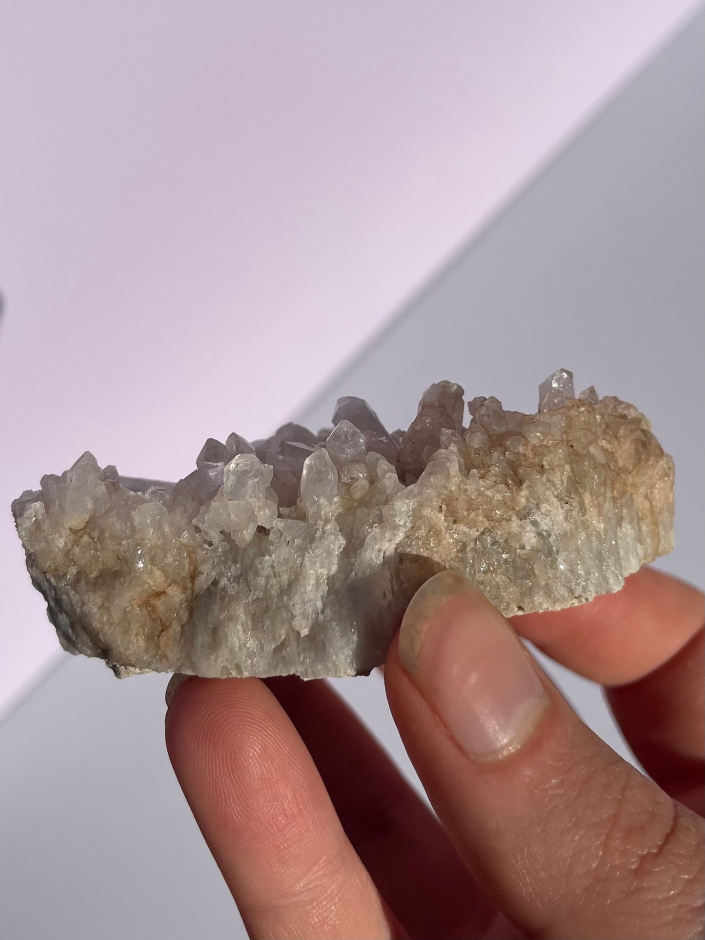 Tasmanian Clear Quartz cluster