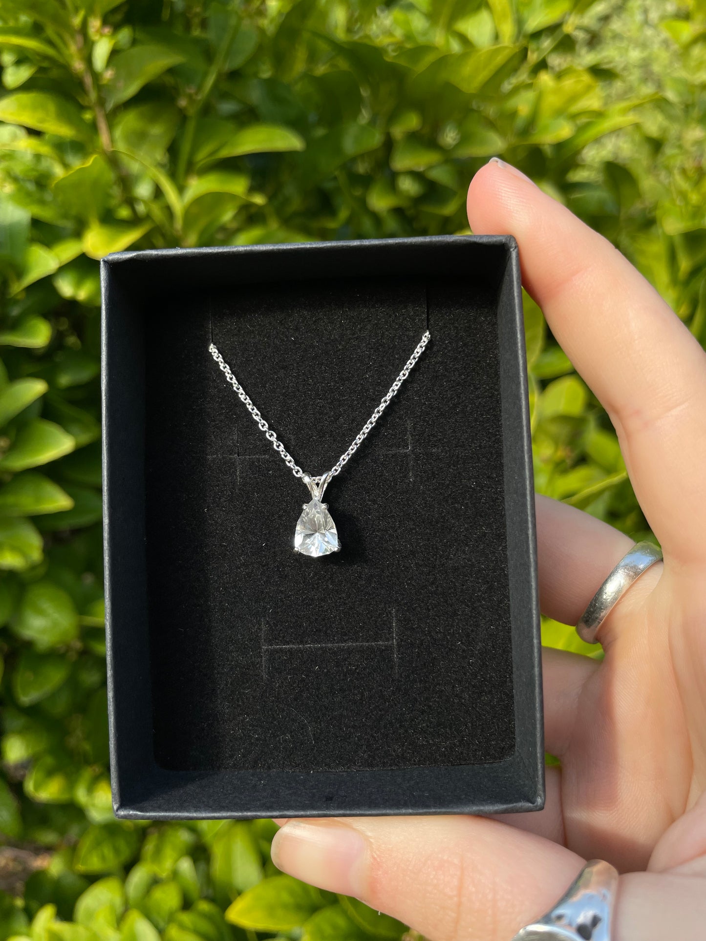 Tasmanian Killiecrankie Diamond sterling silver pendant necklace