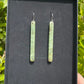 XL Tasmanian Jade sterling silver earrings