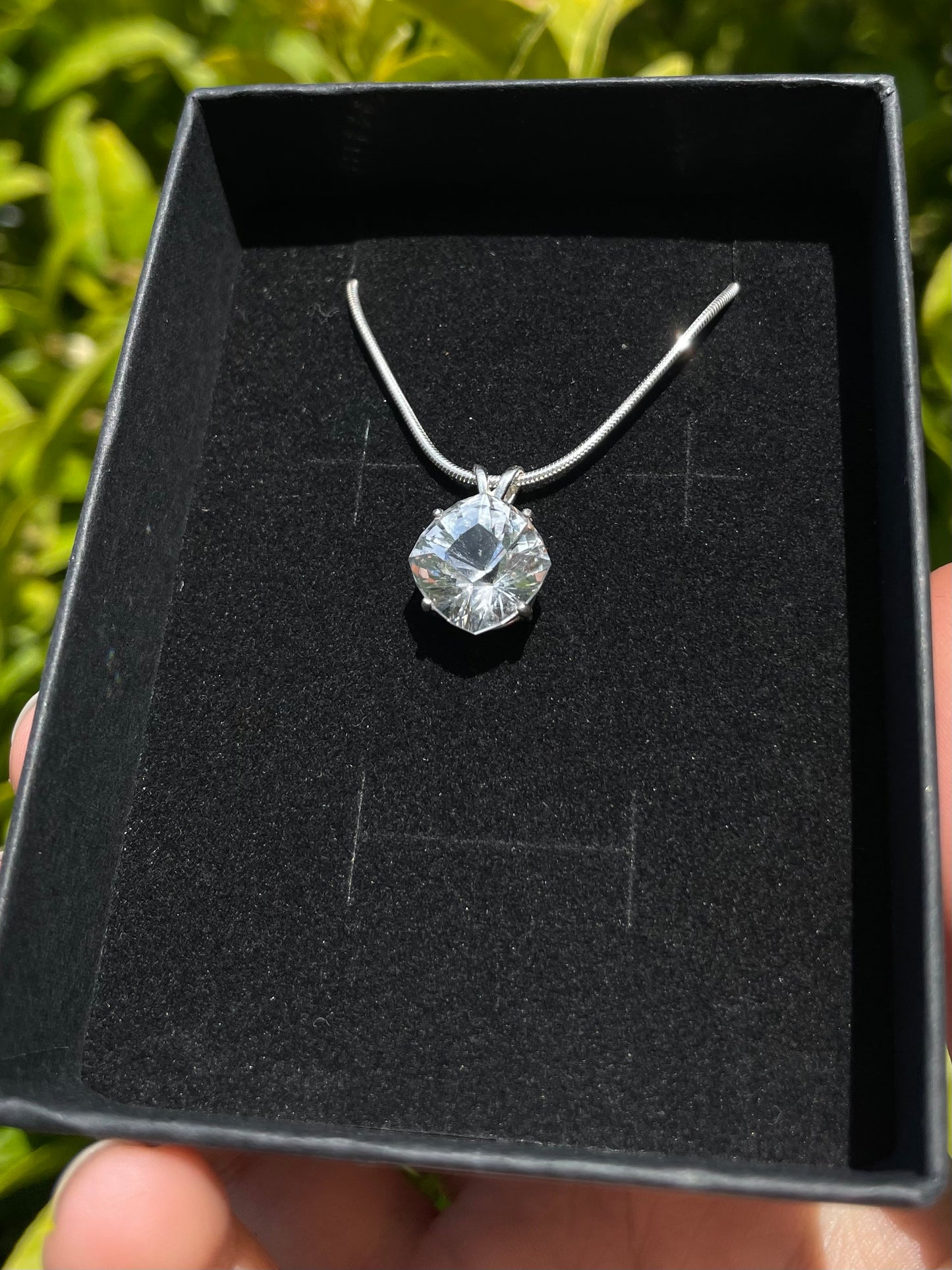 Tasmanian Killiecrankie Diamond sterling silver pendant necklace