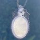 Tasmanian Intergrown Natrolite macrame necklace