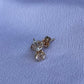 Tasmanian Killiecrankie Diamond 9ct gold stud earrings