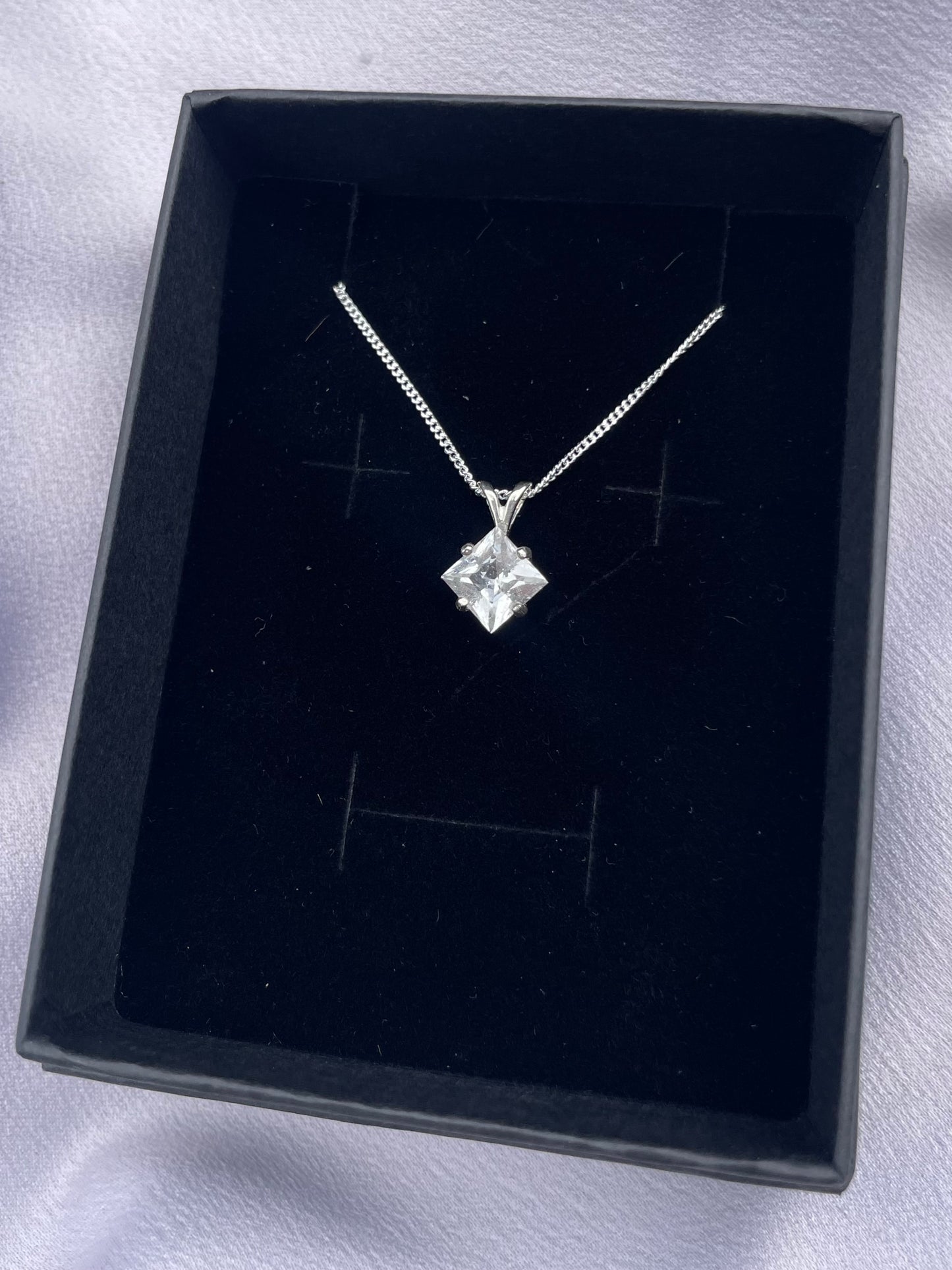 Tasmanian Killiecrankie Diamond sterling silver necklace