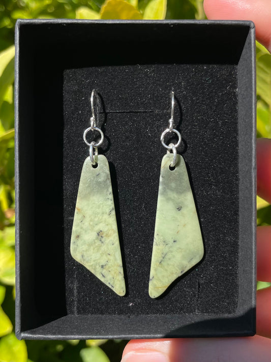 Tasmanian Jade sterling silver earrings