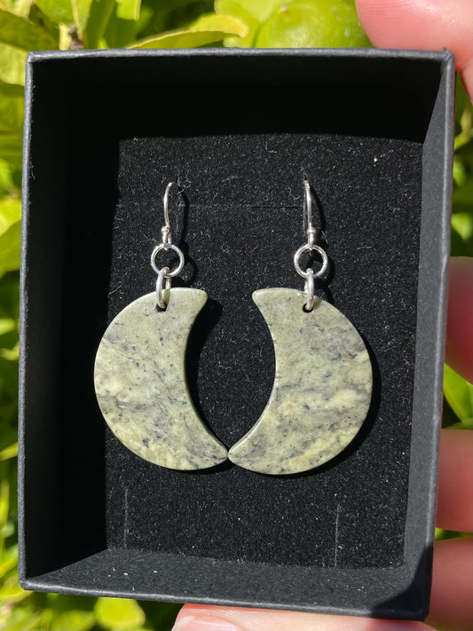 Tasmanian Jade sterling silver earrings