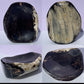 Tasmanian Opalized Wood bowl / freeform sculpture