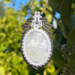 Tasmanian Intergrown Natrolite macrame necklace