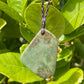 Tasmanian Jade macrame necklace