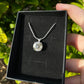 Tasmanian Rutilated Quartz sterling silver pendant necklace