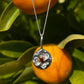 Tasmanian Zircon sterling silver pendant necklace