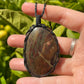 Tasmanian Jasper macrame necklace