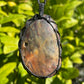 Tasmanian Jasper macrame necklace