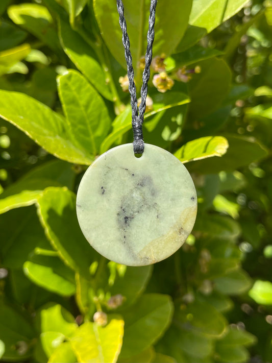 Tasmanian Jade macrame necklace