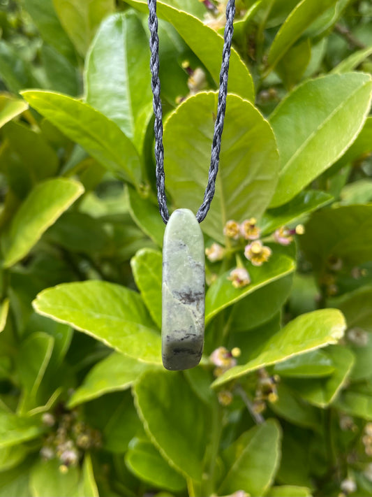 Tasmanian Jade macrame necklace