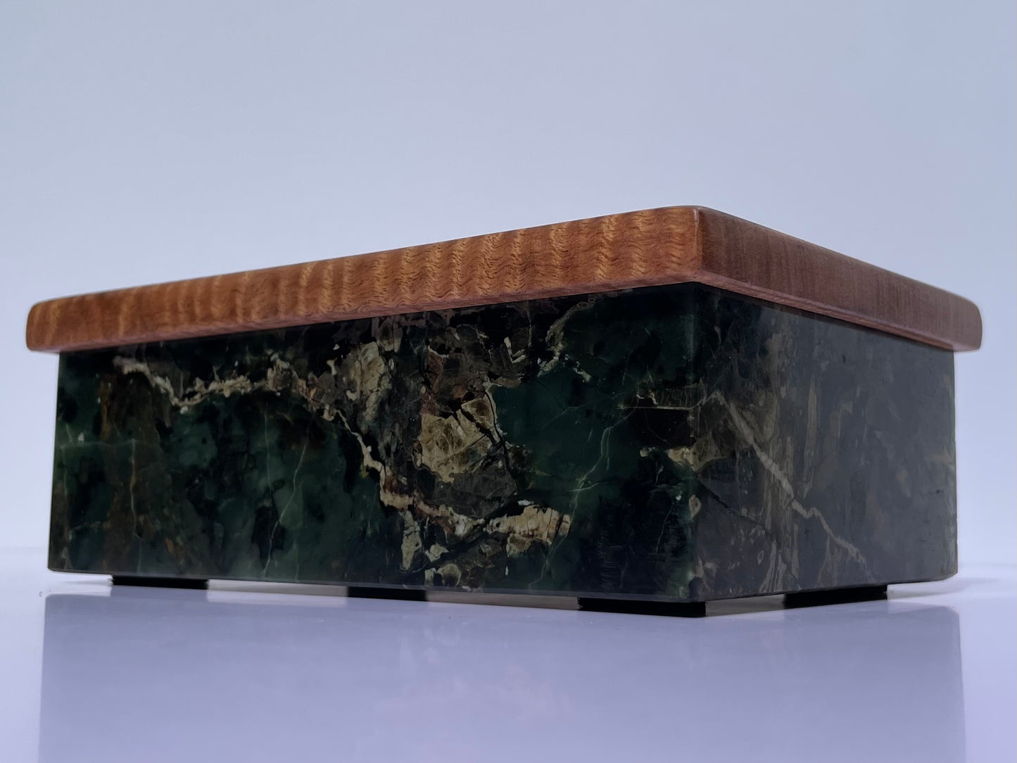 Tasmanian Serpentine Pyroxene jewellery box