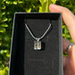 Tasmanian Smoky Quartz sterling silver pendant necklace