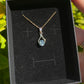 1.12ct Tasmanian Sapphire 9ct gold drop pendant necklace