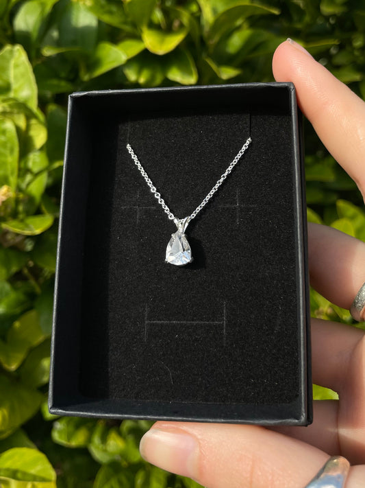 Tasmanian Killiecrankie Diamond sterling silver pendant necklace