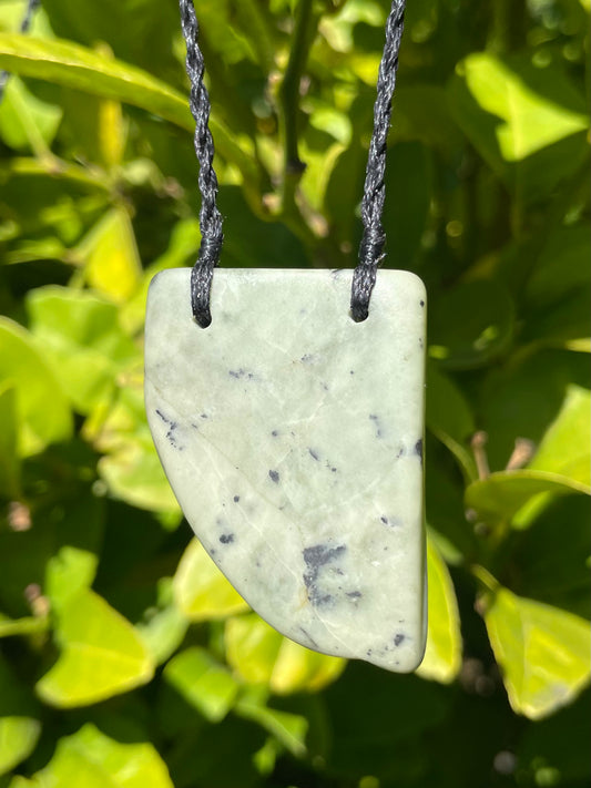 Tasmanian Jade macrame necklace