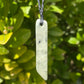 Tasmanian Jade macrame necklace