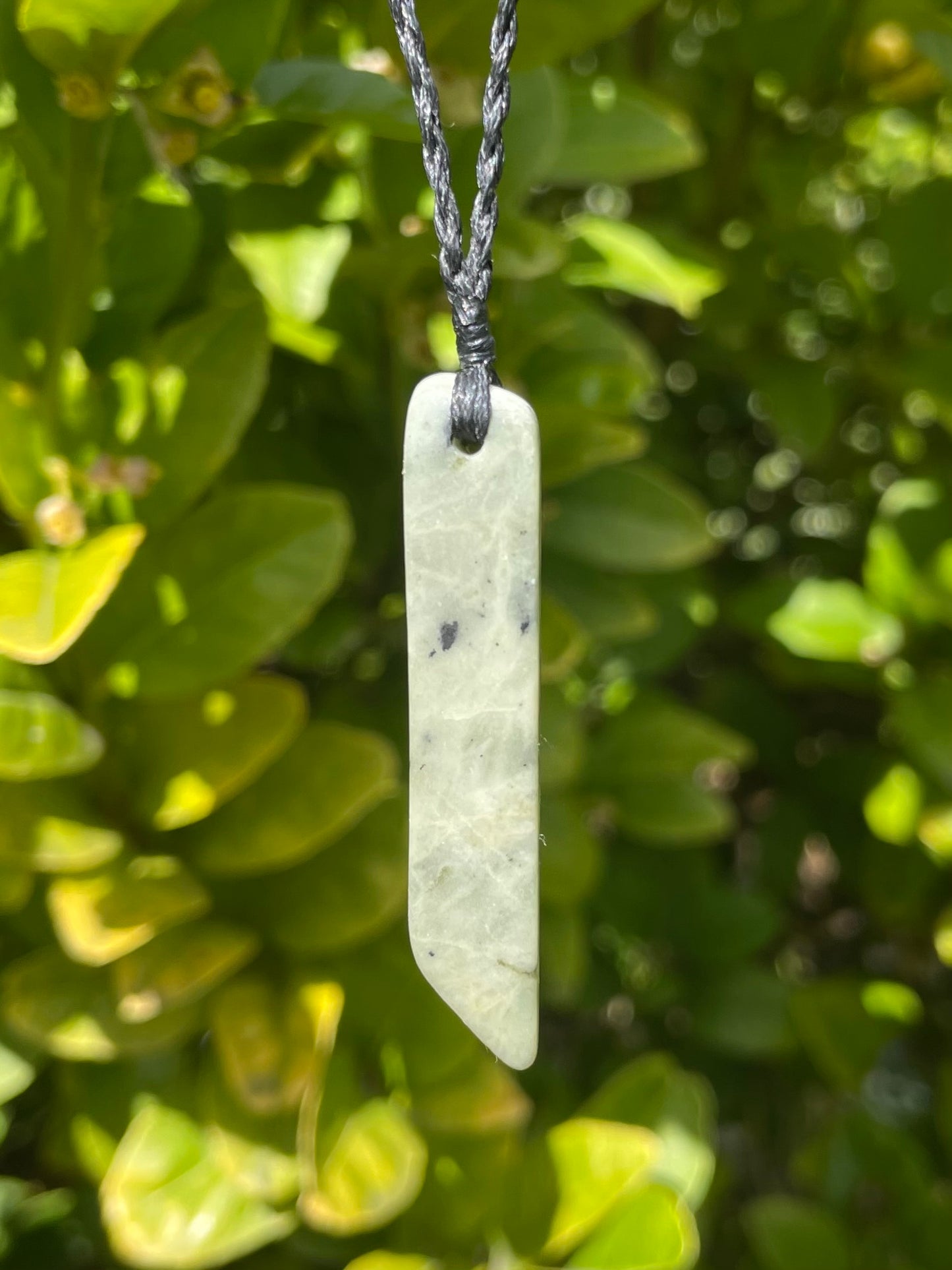 Tasmanian Jade macrame necklace