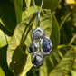 Raw Tasmanian Sapphire Sterling Silver necklace