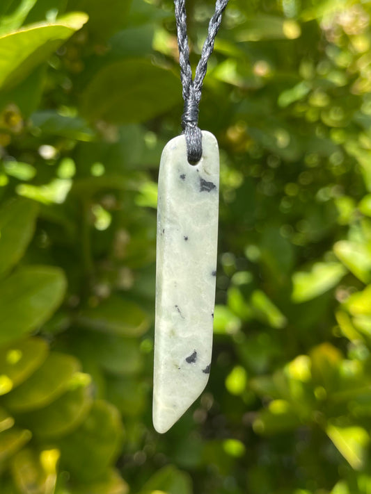 Tasmanian Jade macrame necklace