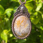 Tasmanian Chalcedony macrame necklace