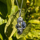 Raw Tasmanian Sapphire Sterling Silver necklace