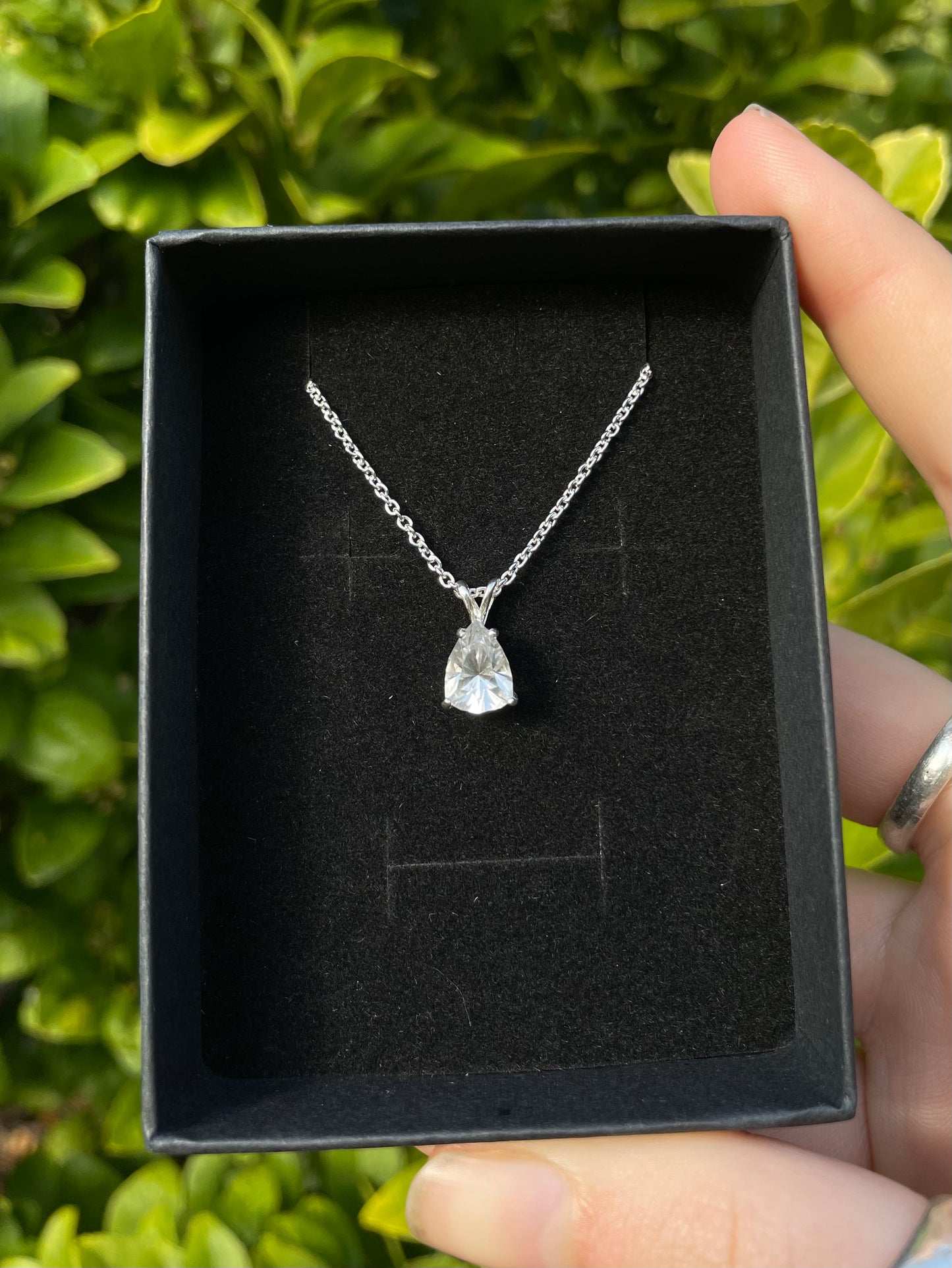 Tasmanian Killiecrankie Diamond sterling silver pendant necklace