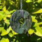 Tasmanian Serpentine Pyroxene macrame necklace