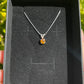 Tasmanian Zircon sterling silver necklace