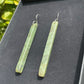 XL Tasmanian Jade sterling silver earrings