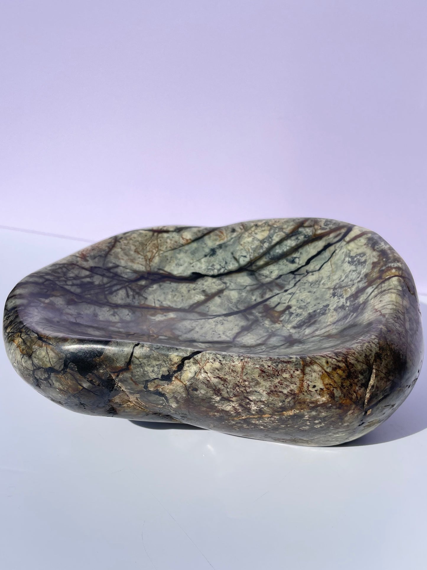 Tasmanian Jade & Black Magnetite bowl